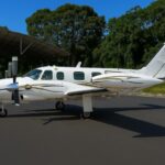 Aeronave de pequeno porte da Aero Norte configurada para serviço de UTI Aérea.