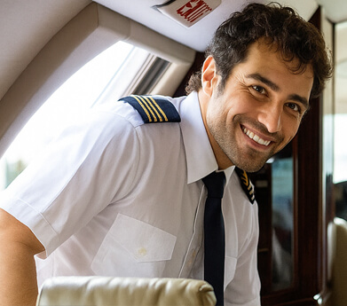 piloto de avião missao